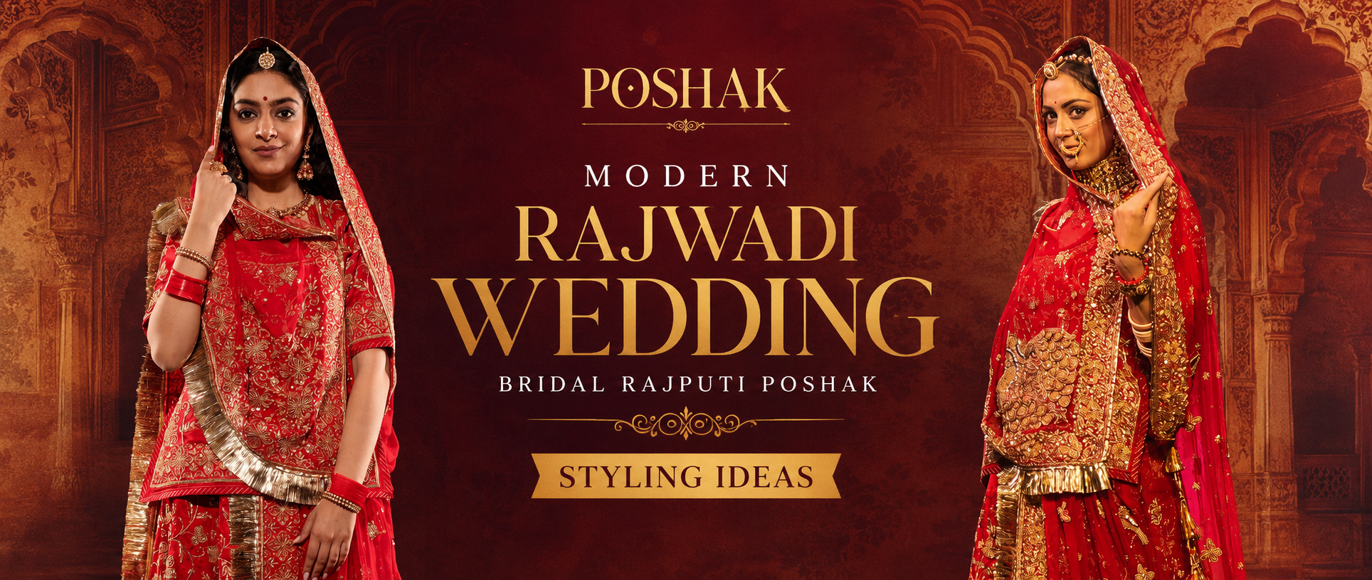 Best Rajputi Poshak Designs for Newly Married Brides