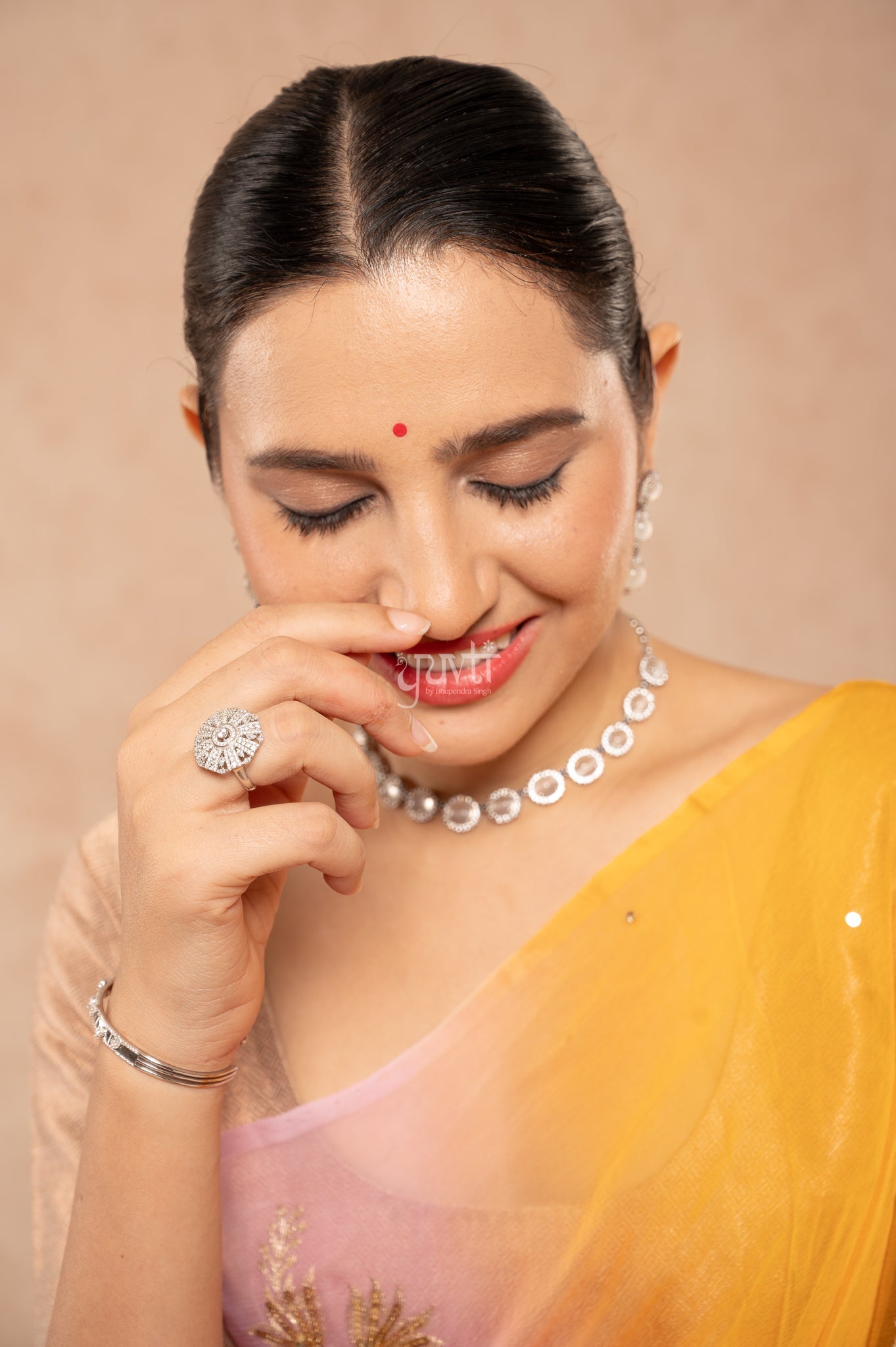 Multi Viscose Chiffon Aari Sequins Motifs ( Butti ) Handwork Saree