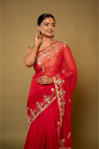 Raas Gottapati Border Saree-105