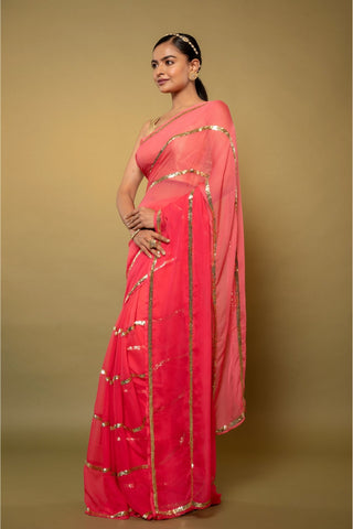 Viscose Chiffon Saree