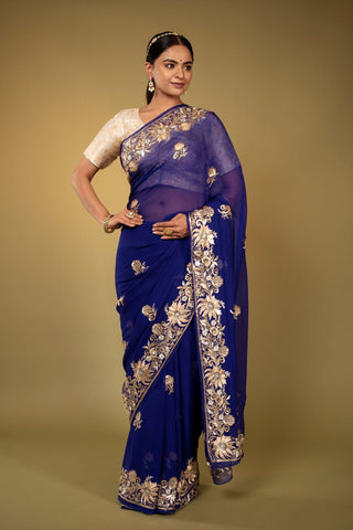 Neelam Chiffon Saree