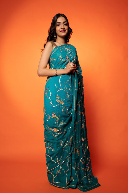 Pure Chiffon Saree