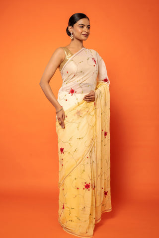 Basant Pure Chiffon Saree