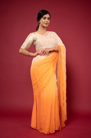 Viscose Chiffon Saree