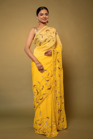 Basant Pure Chiffon Saree