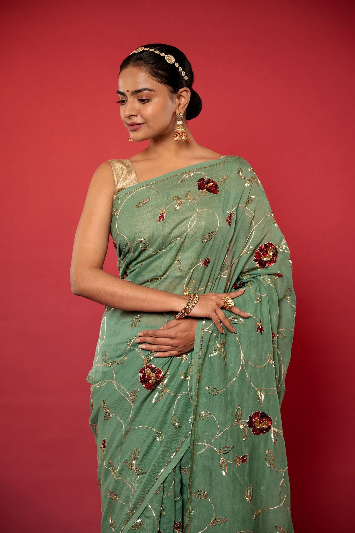 Pure Chiffon Saree