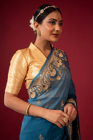 Pure Chiffon Work Saree